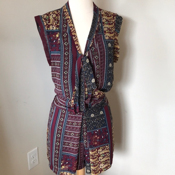 Other - Patterned Summer Shorts Romper